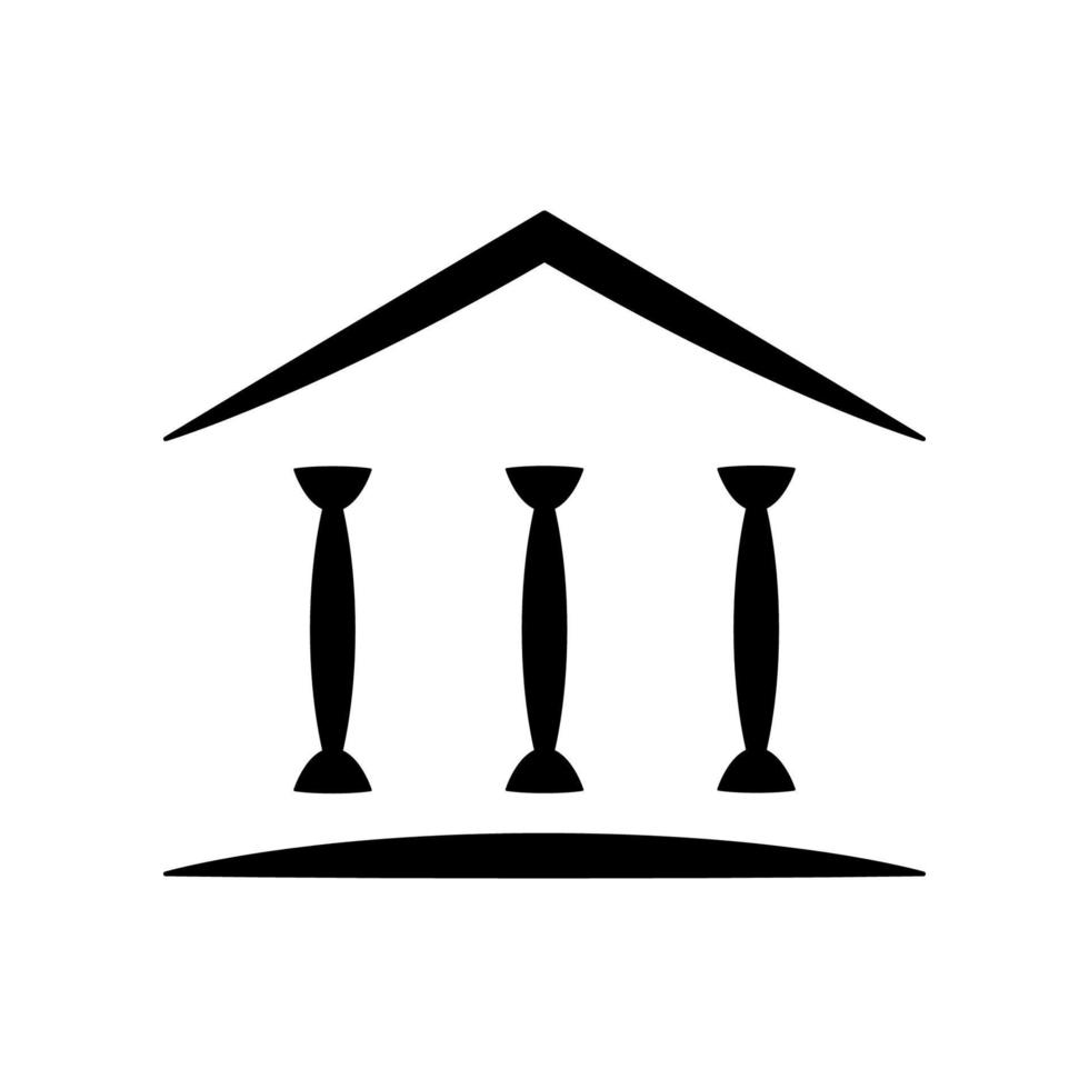 Bank icon template vector