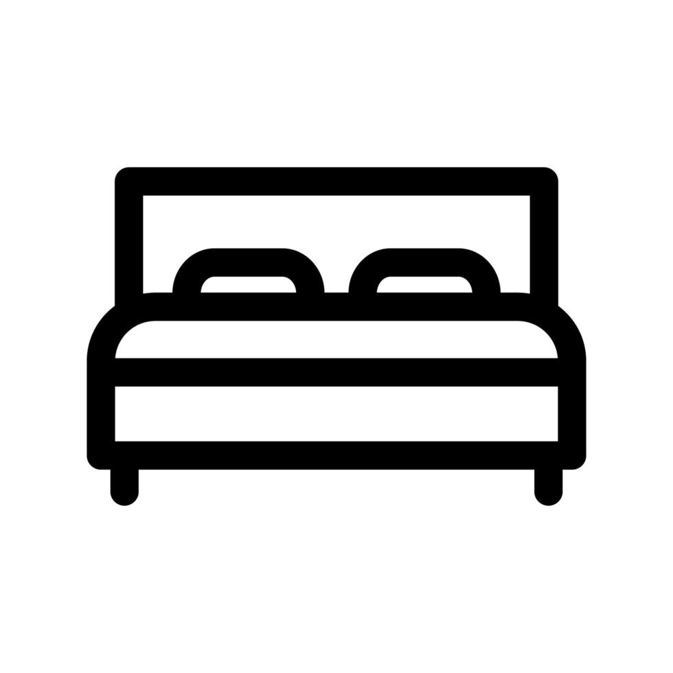 Bed icon template vector