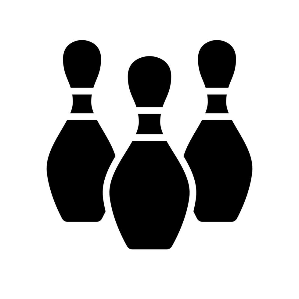 Bowling icon template vector
