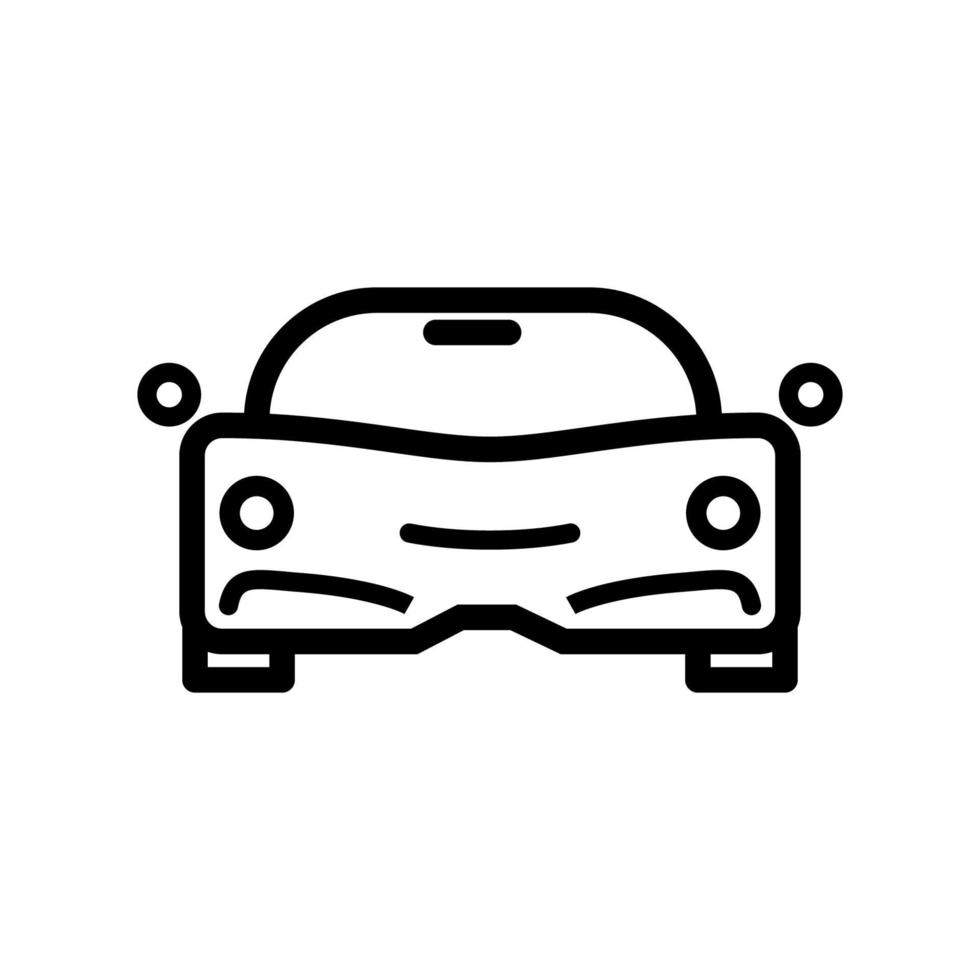 Car icon template vector