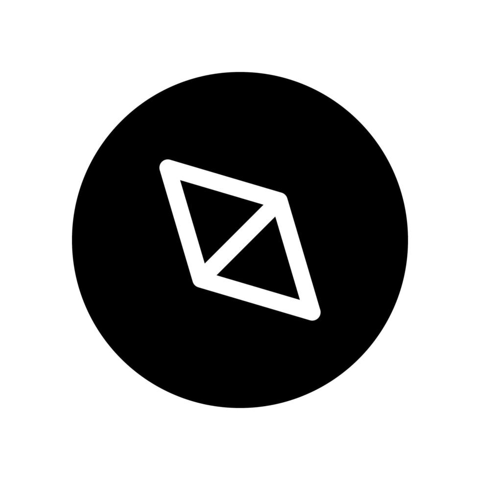 Compass icon template vector