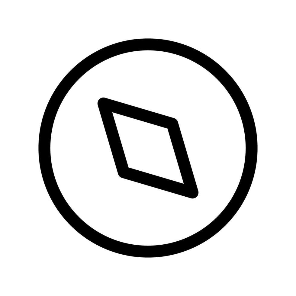 compass icon template vector