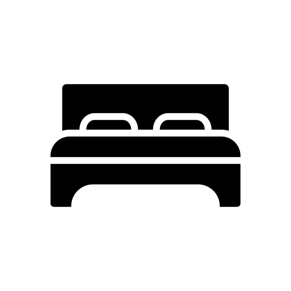 Bed icon template vector