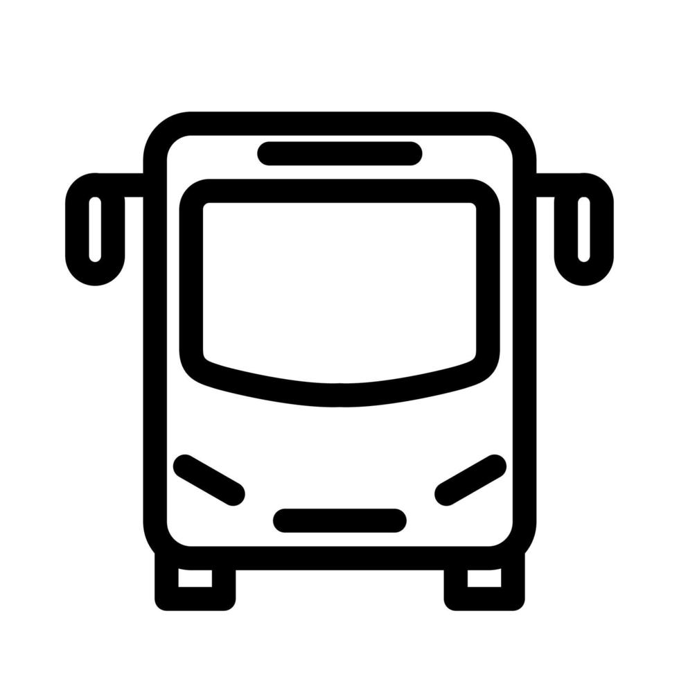 plantilla de icono de autobús vector