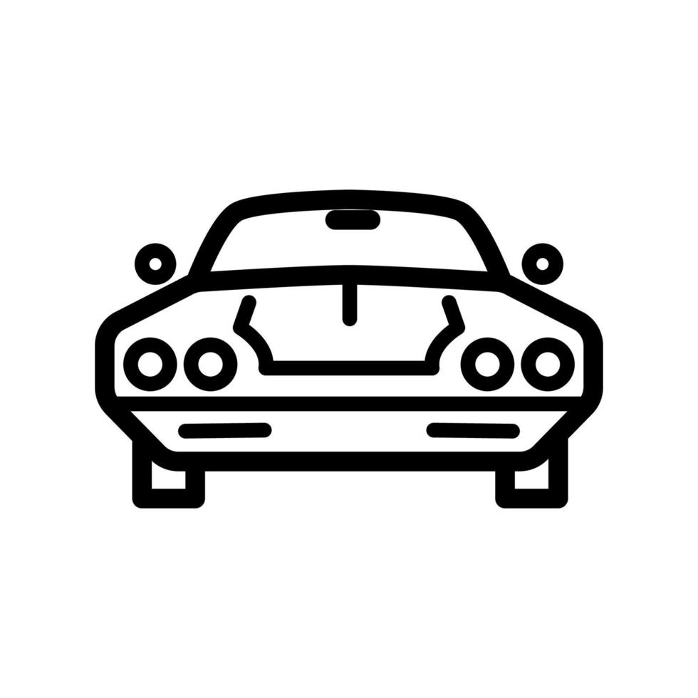 Car icon template vector