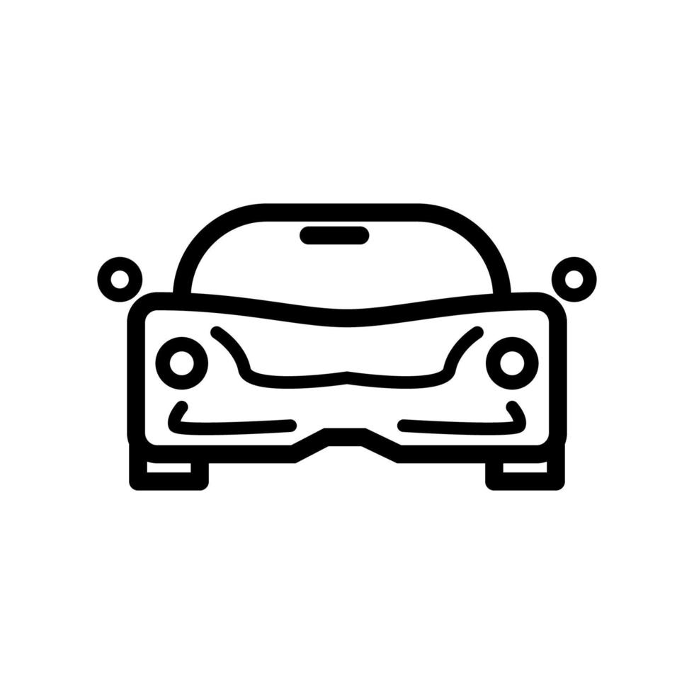 plantilla de icono de coche vector