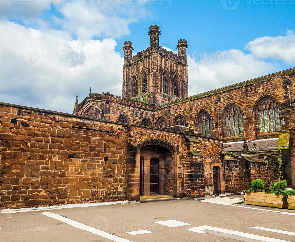 hdr iglesia catedral de chester foto