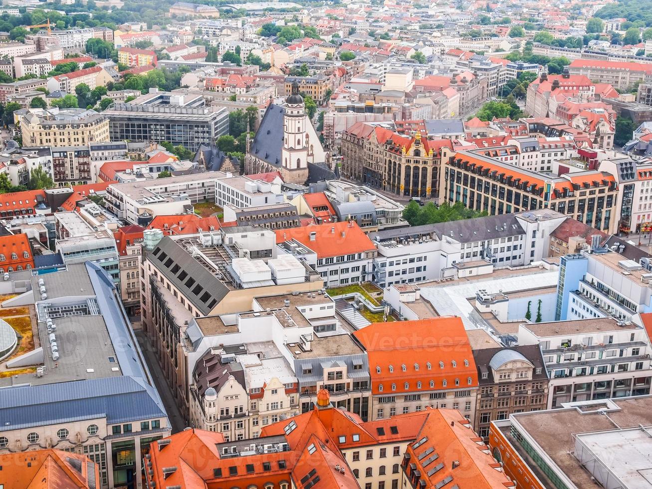 HDR Leipzig aerial view photo