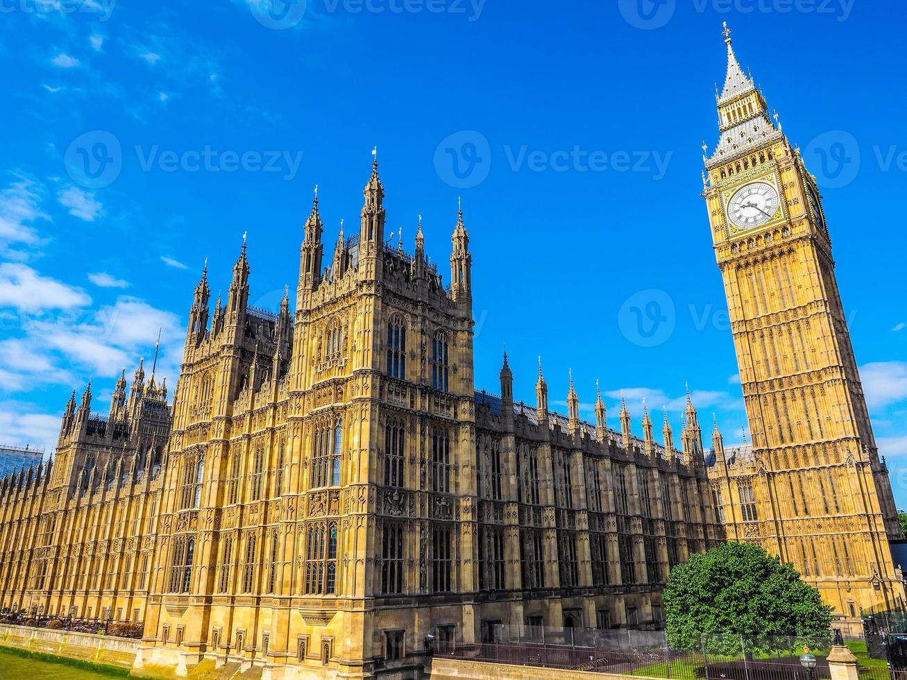 HDR Houses of Parliament in London photo