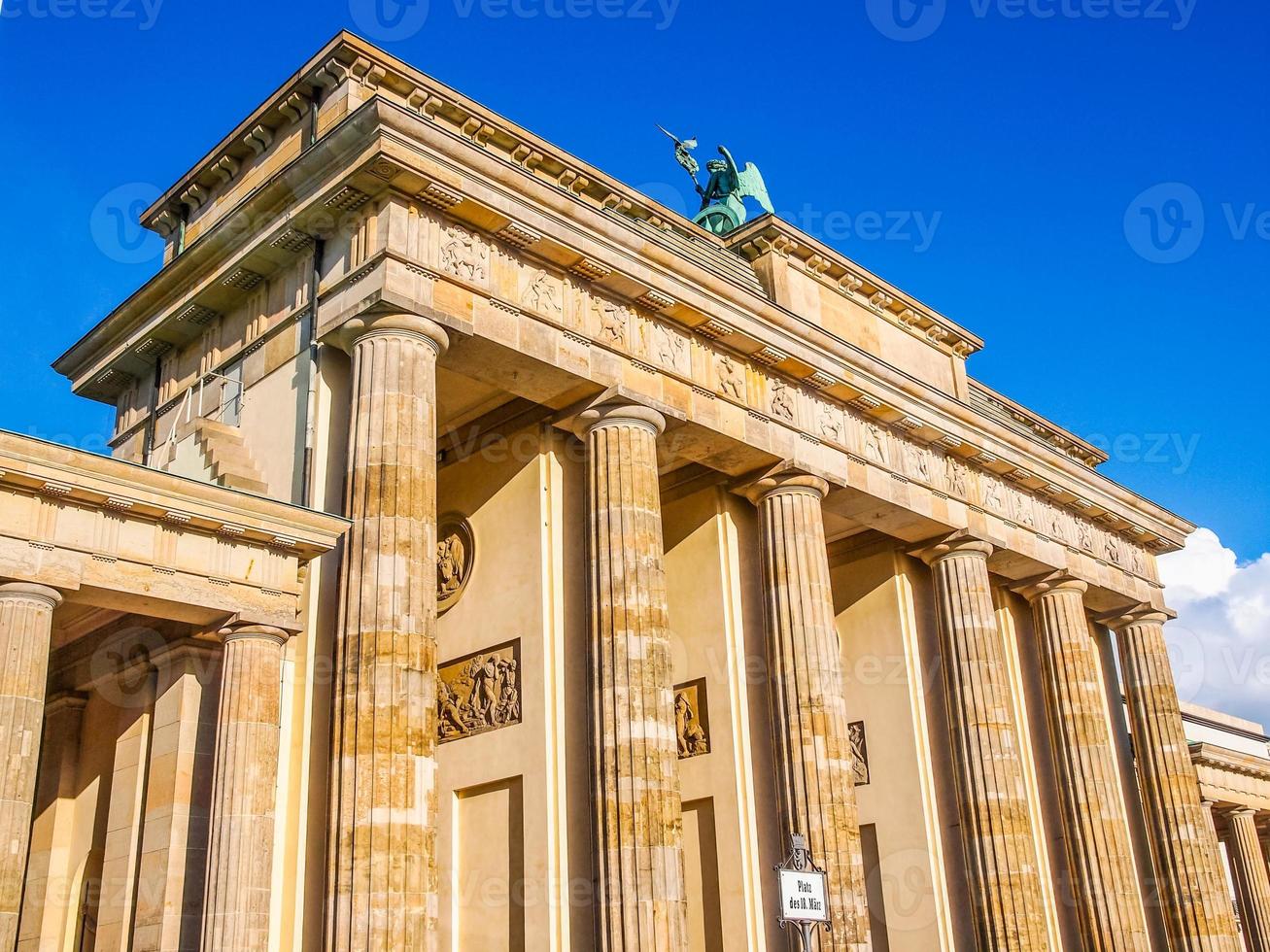 HDR Brandenburger Tor Berlin photo