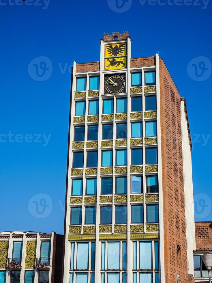 HDR Rathaus city hall in Dueren photo