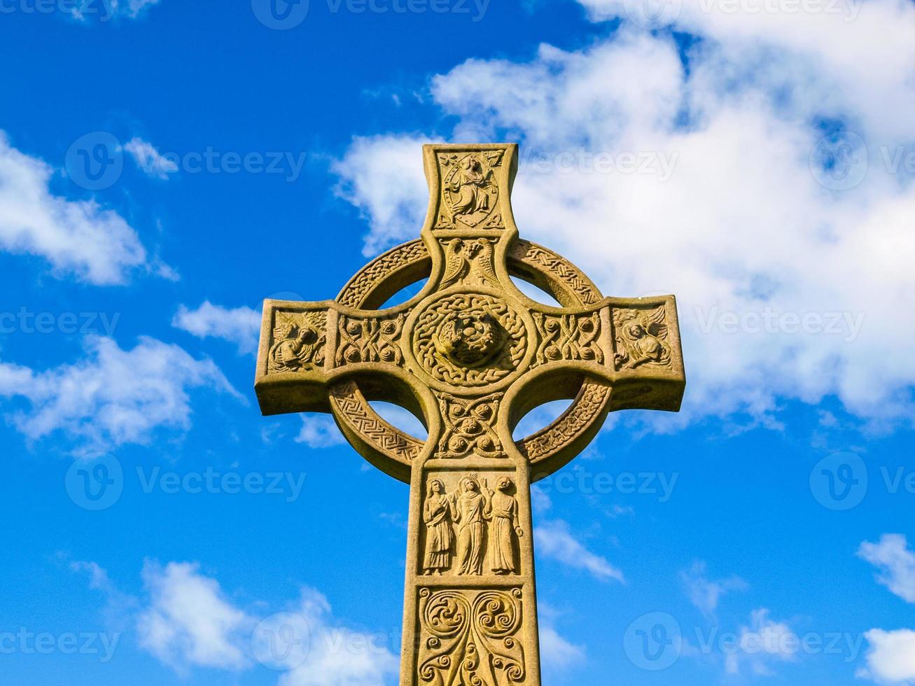 hdr necrópolis del cementerio de glasgow foto