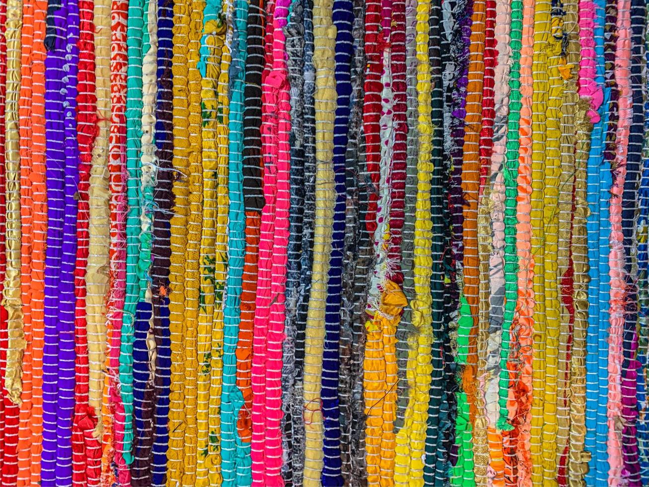 fondo de alfombra textil de color. textura de la alfombra foto