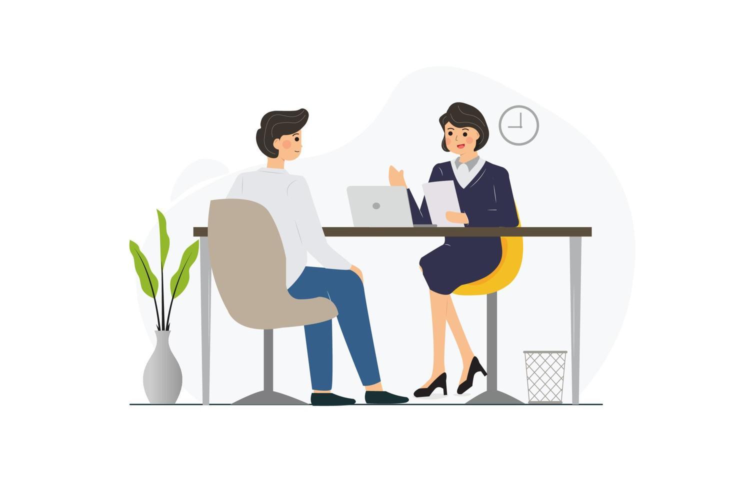 Interview Vector Art Icons And Graphics For Free Download