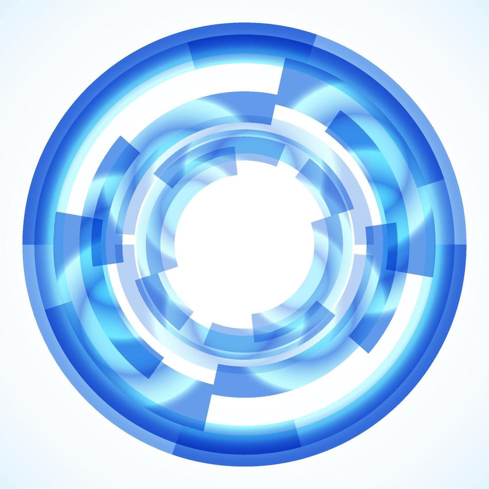 Geometric frame from circles, vector abstract background, wallpaper
