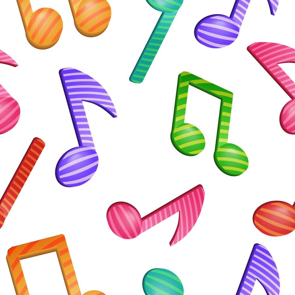 Beautifull music pattern vector