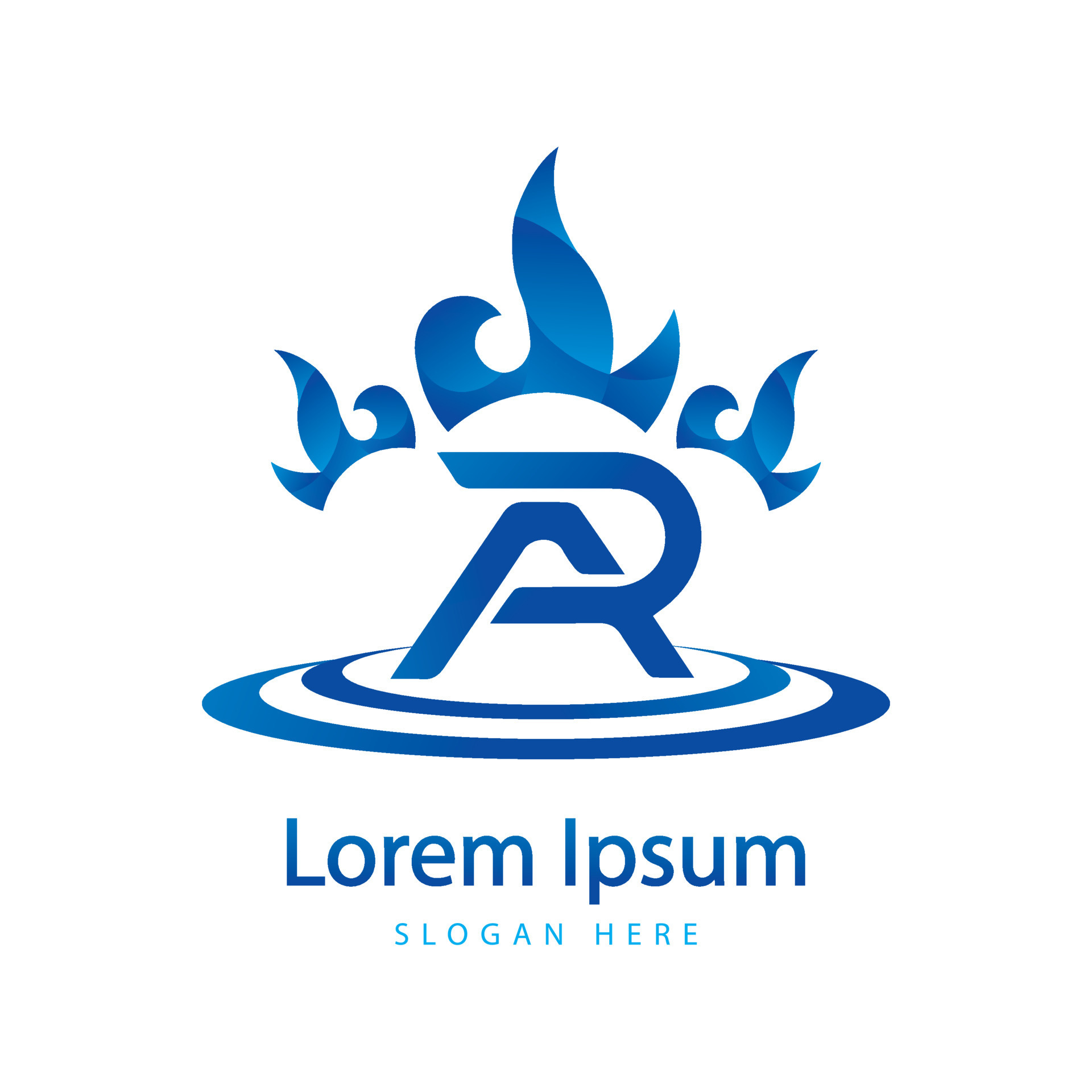 AR Letter Logo Design. Creative Modern AR Letters Icon Illustration