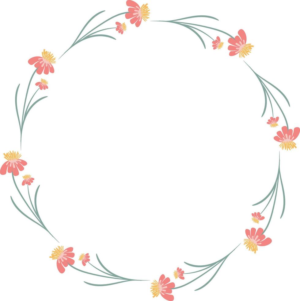 floral Wreath vector