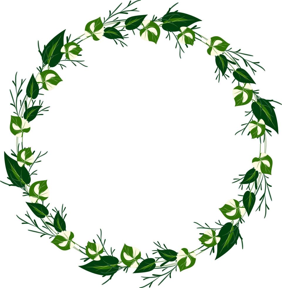 floral Wreath vector