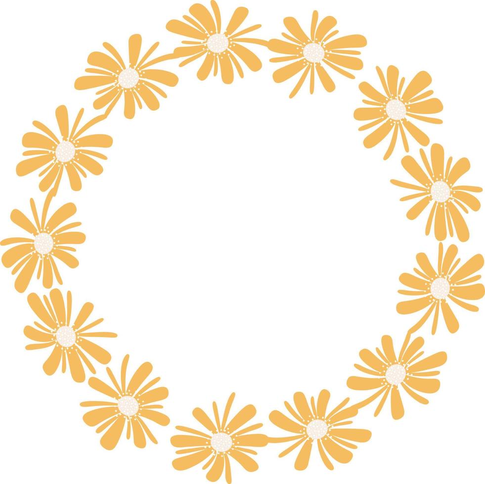 flower Wreath vector