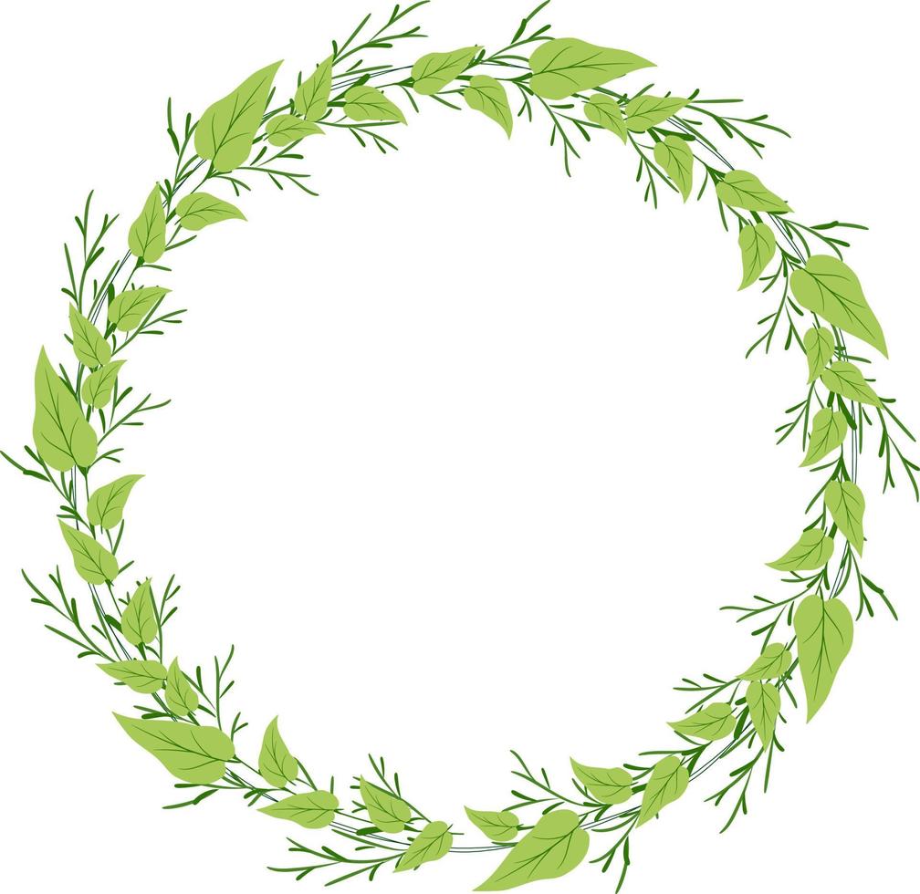 floral Wreath vector