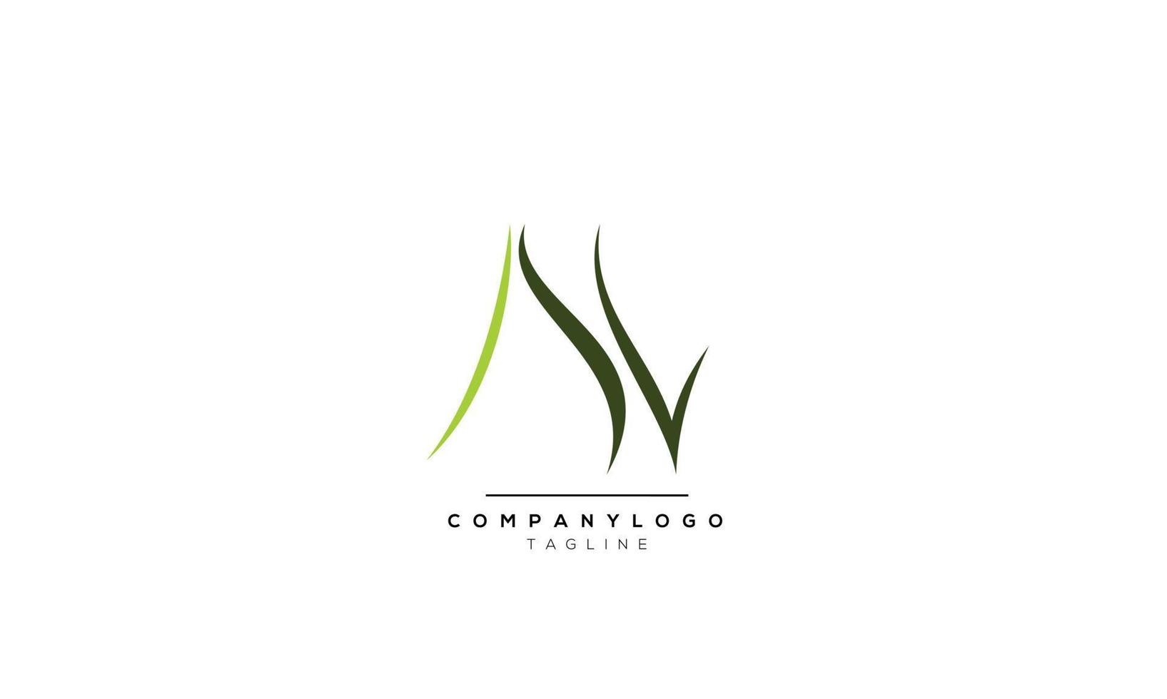 Alphabet letters Initials Monogram logo AV, AV INITIAL, AV letter vector
