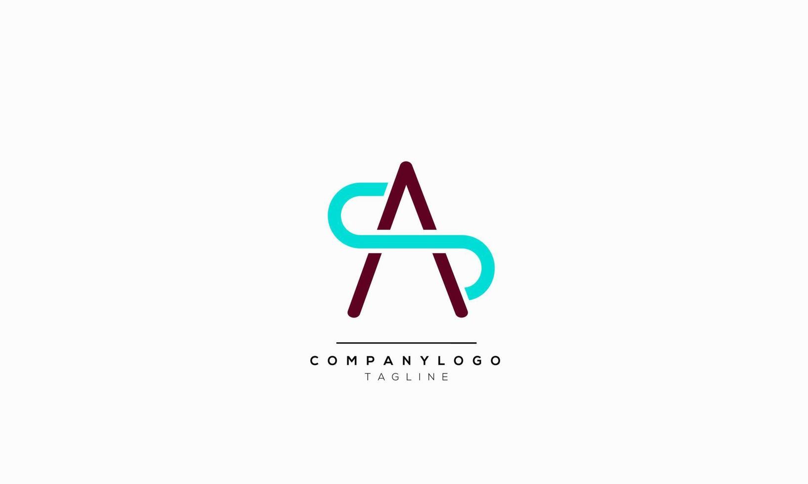 Alphabet letters Initials Monogram logo AS, AS INITIAL, AS letter vector