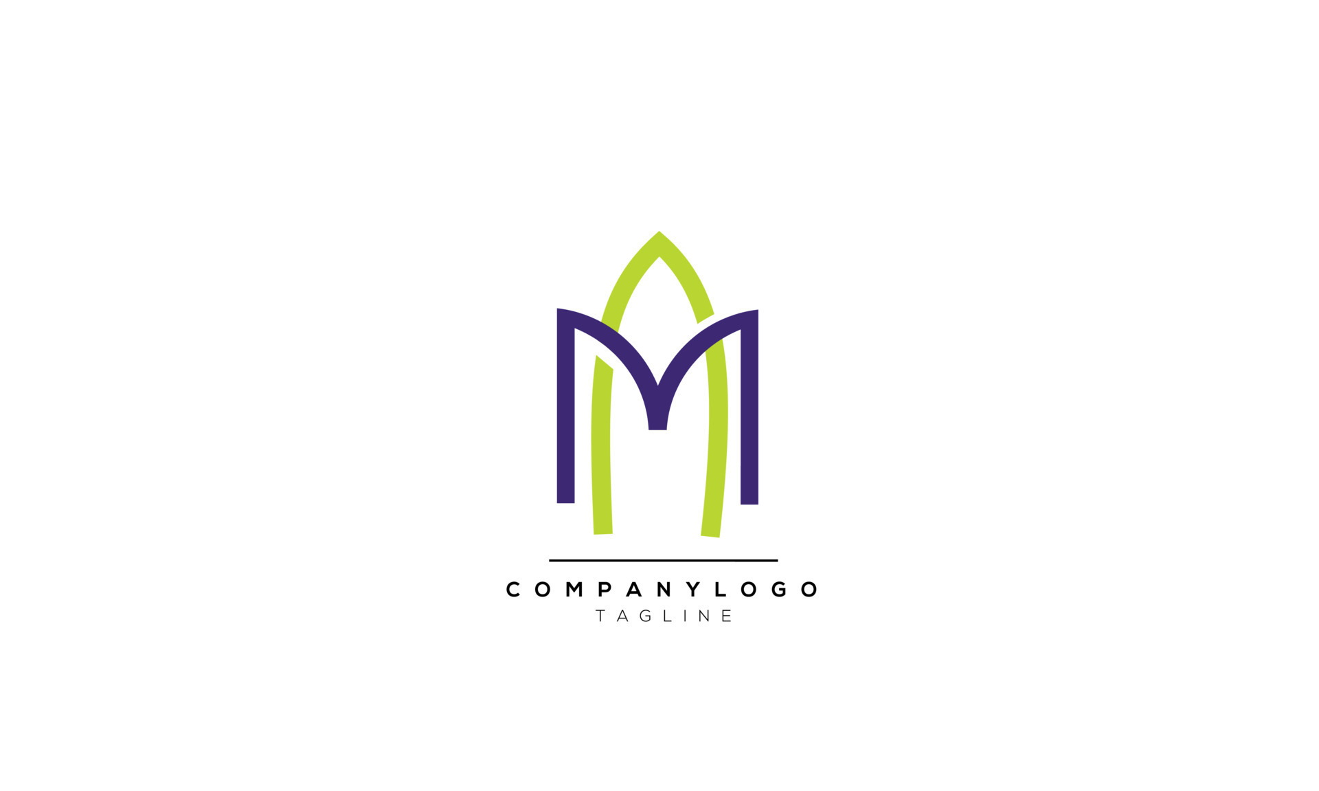 Alphabet letters Initials Monogram logo AM, AM INITIAL, AM letter