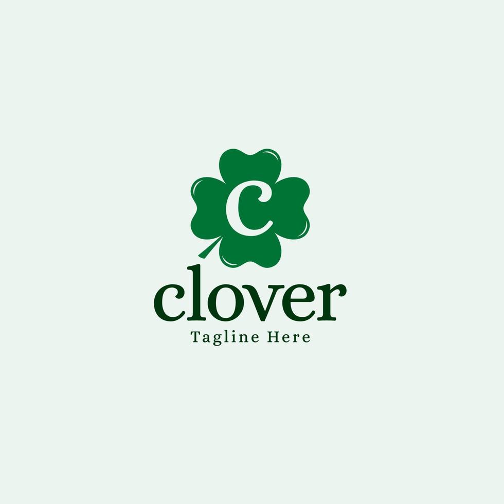 Clover logo or icon design vector