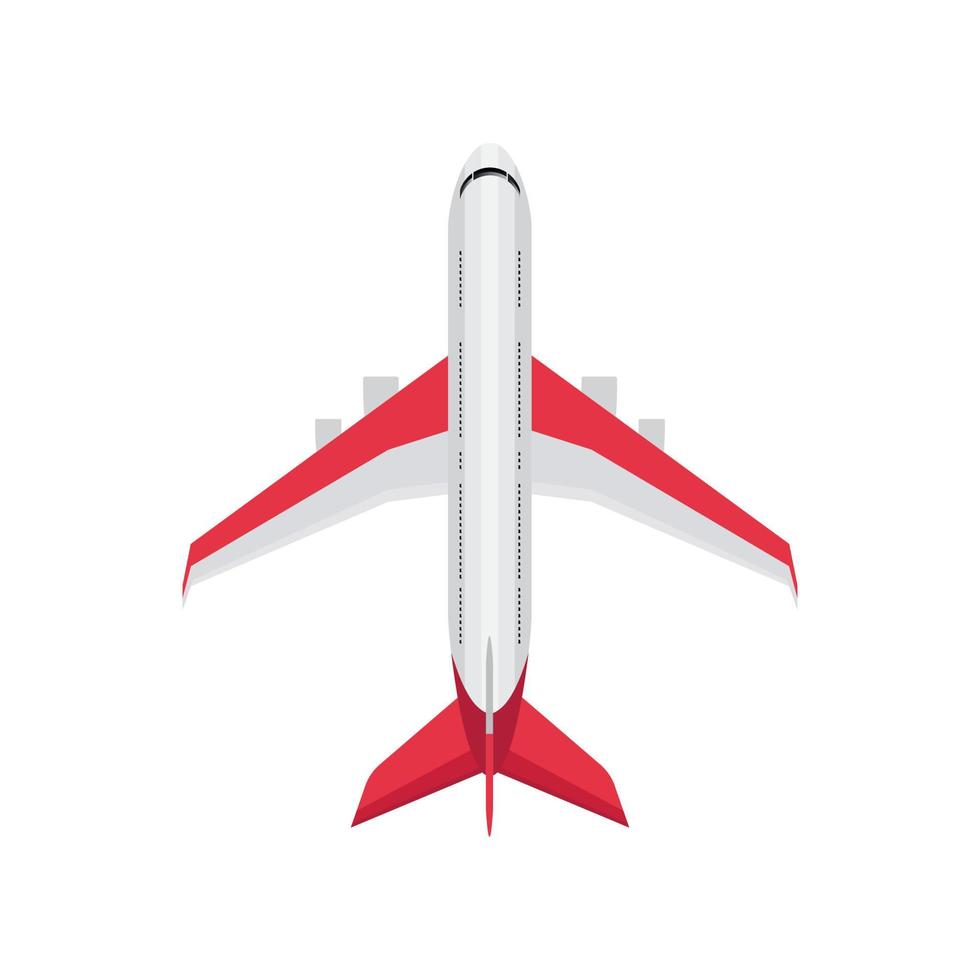 Aeroplane Flat Color Icon vector