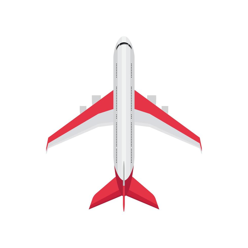 Aeroplane Flat Color Icon vector