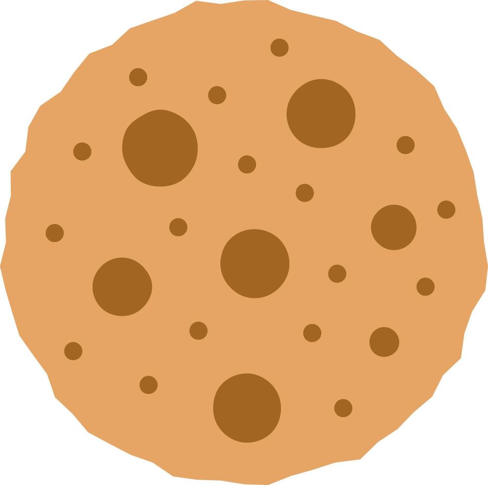 Cookie Flat Color Icon vector