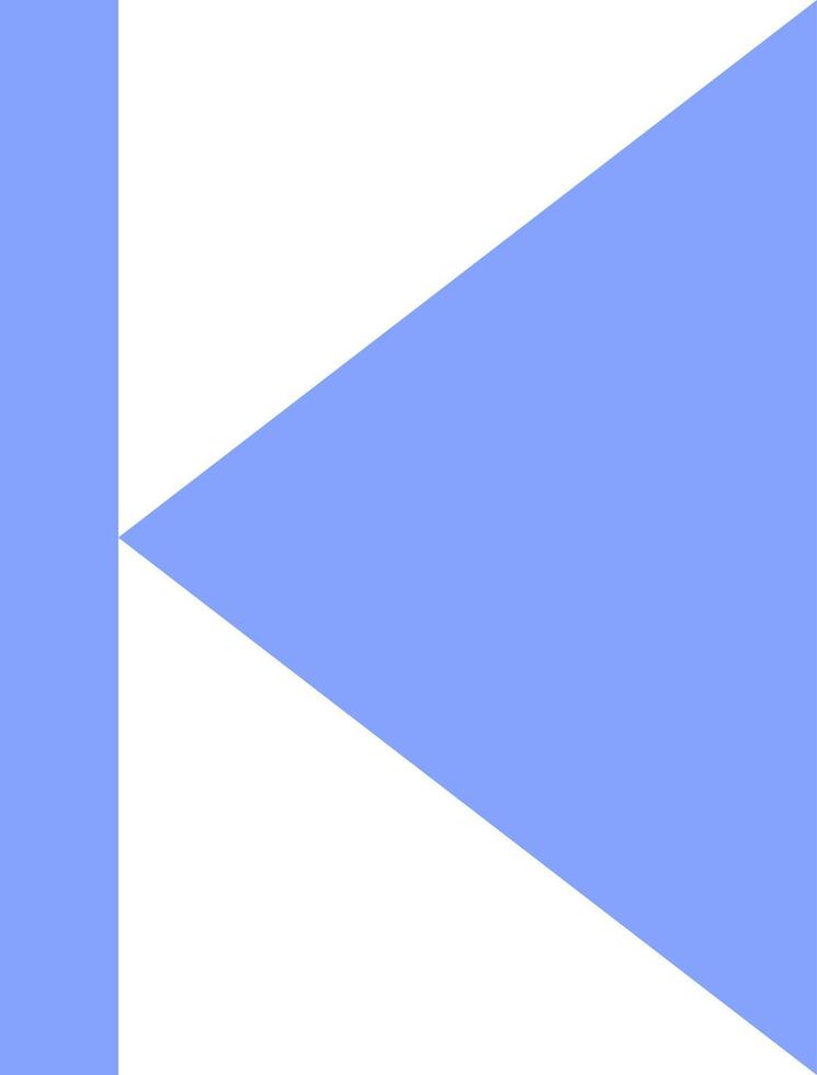 icono de color plano de la pista anterior vector