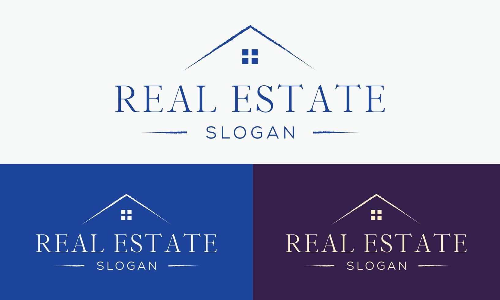 Building and Construction real estate logo design vector