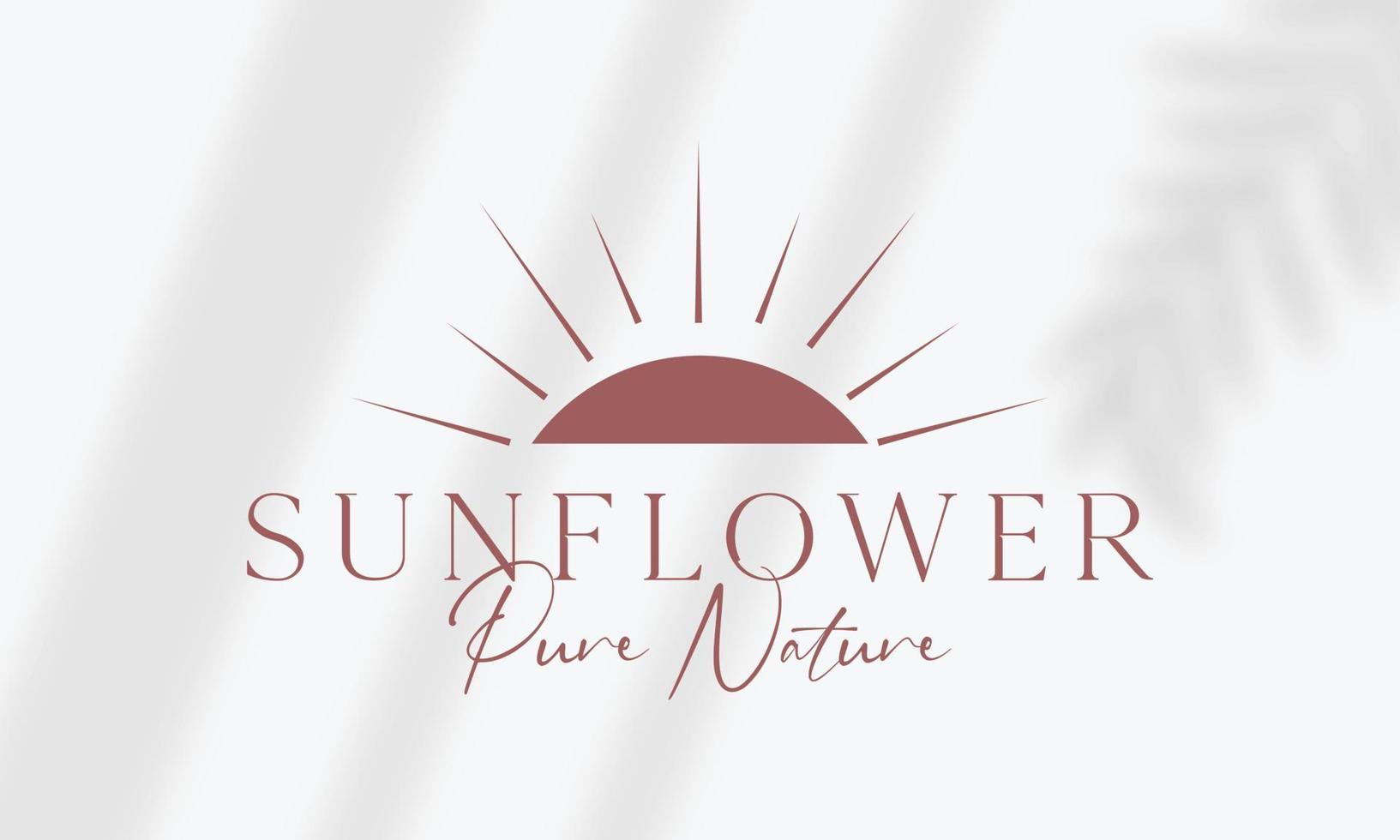 logotipo dibujado a mano con elementos florales botánicos con flores silvestres y hojas. logo para spa y salón de belleza, boutique, tienda orgánica, boda, diseñador floral, interior, fotografía, cosmética. vector