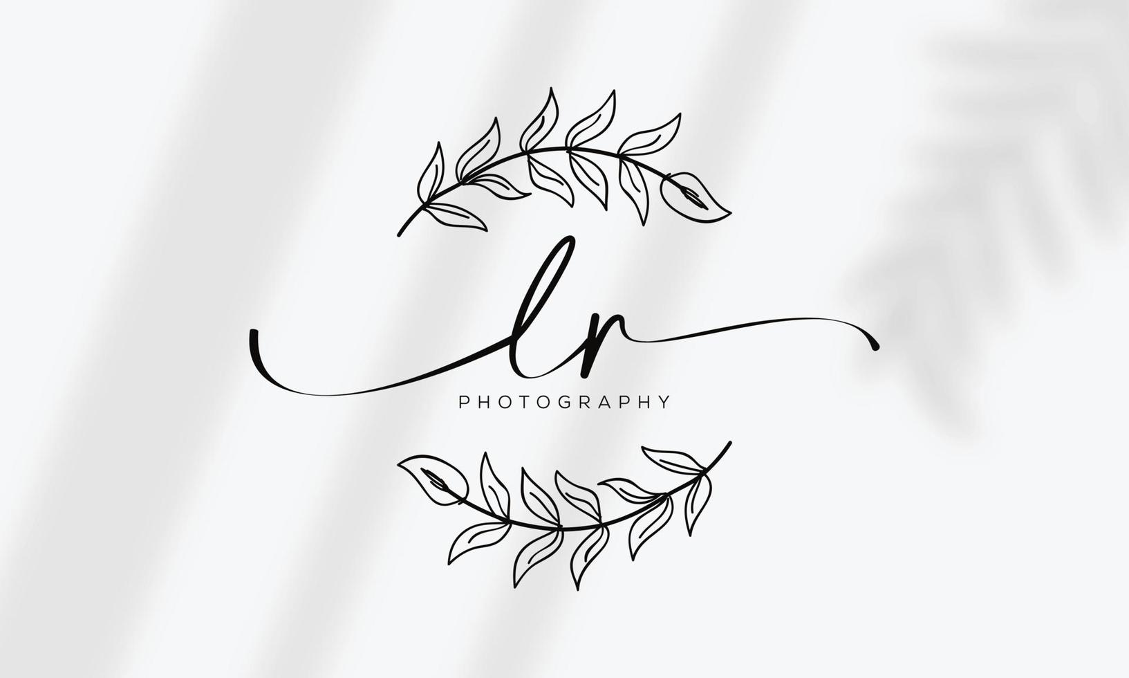 Botanical Floral element Hand Drawn Logo with Wild Flower and Leaves. Logo for spa and beauty salon, boutique, organic shop, wedding, floral designer, interior, photography, cosmetic. vector