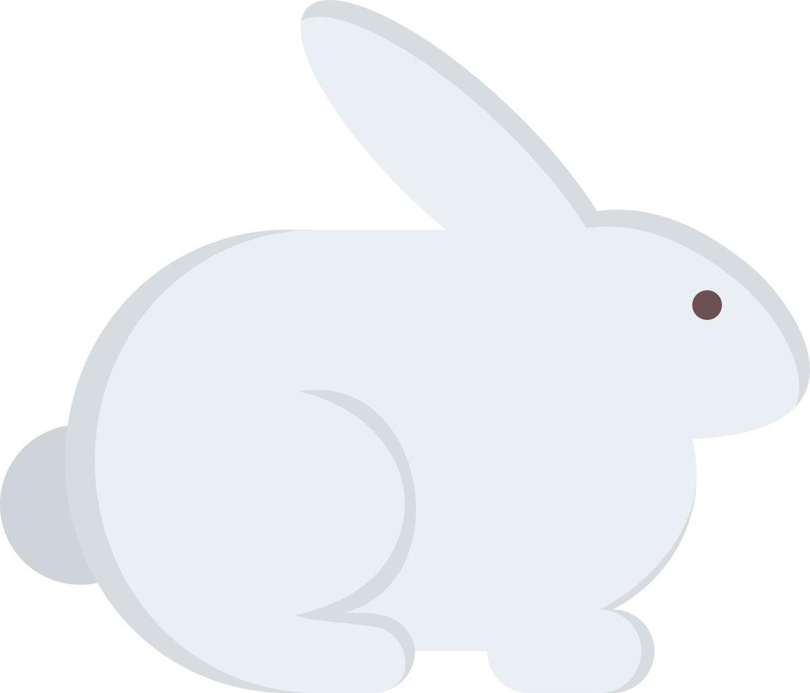 Rabbit Flat Color Icon vector