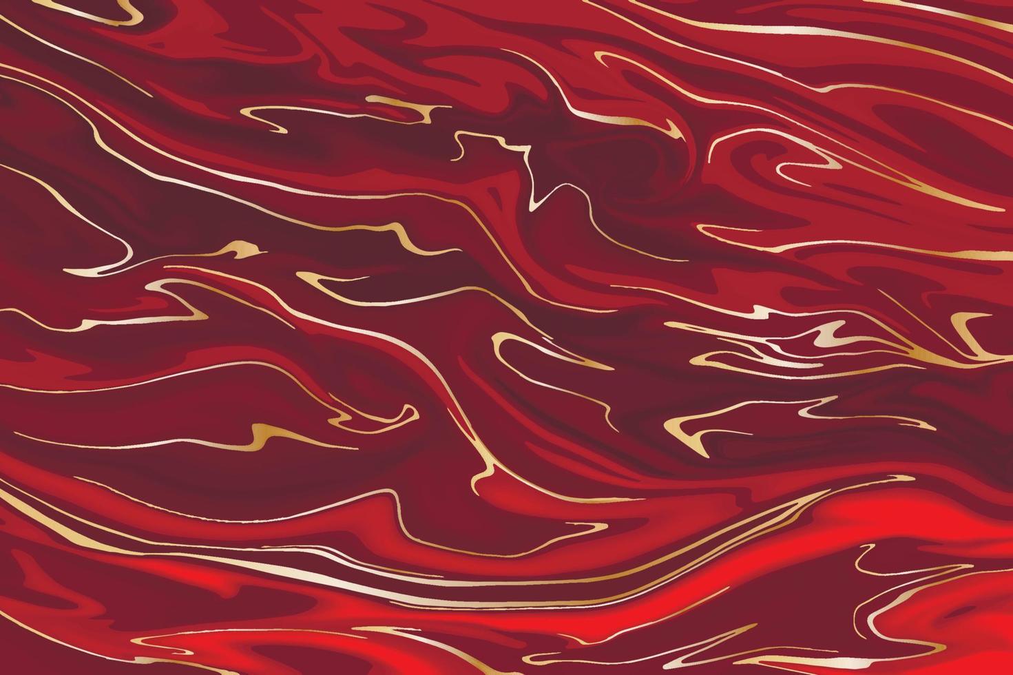 liquid marble red background vector