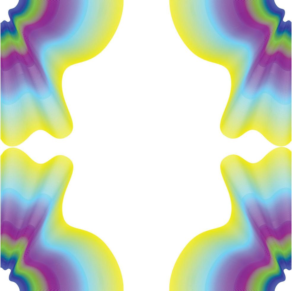 Abstract frame ornament vector
