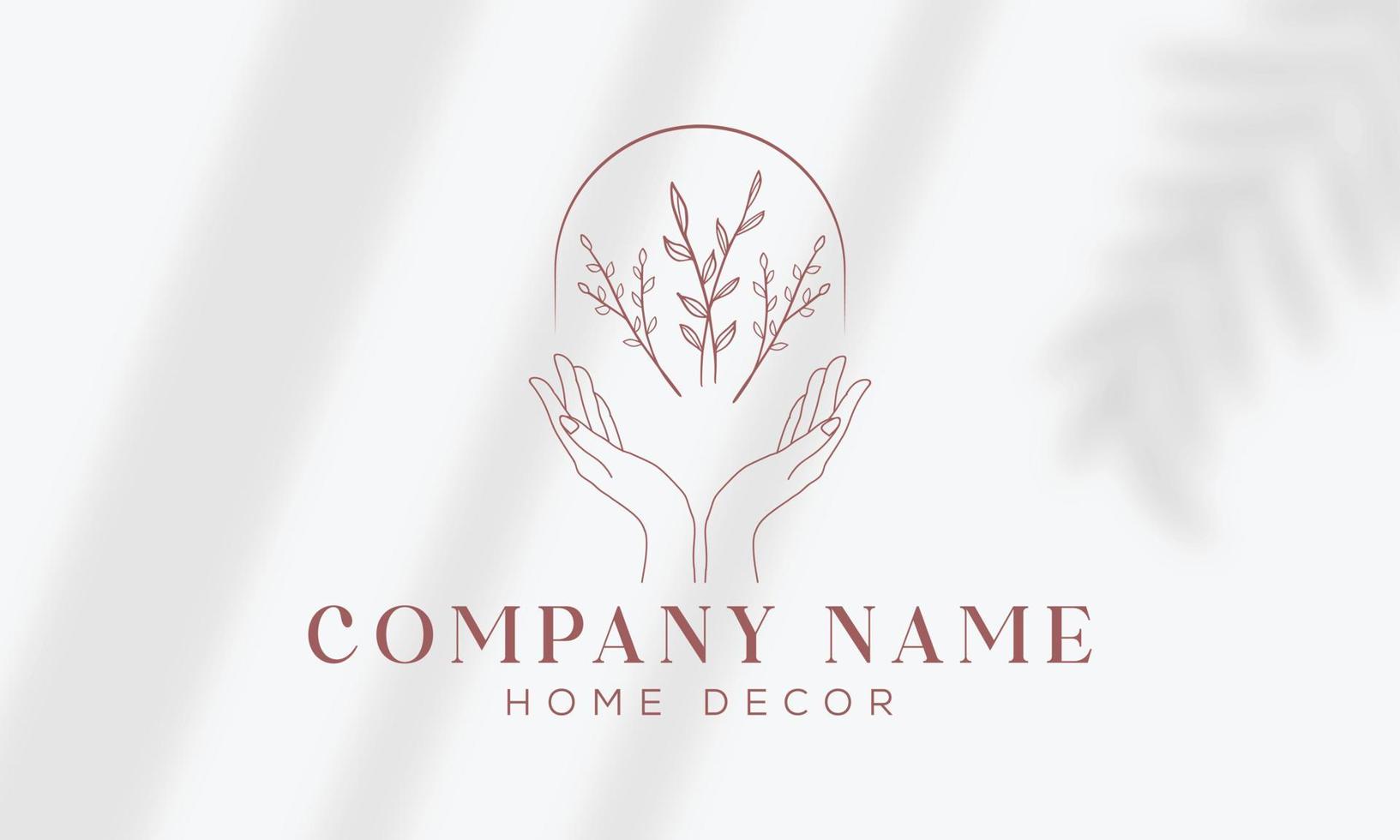 logotipo dibujado a mano con elementos florales botánicos con flores silvestres y hojas. logo para spa y salón de belleza, boutique, tienda orgánica, boda, diseñador floral, interior, fotografía, cosmética. vector