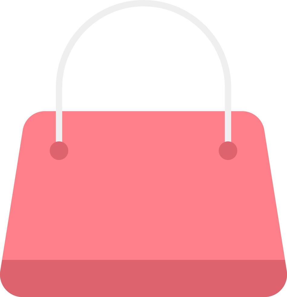 Shoulder Bag Flat Color Icon vector