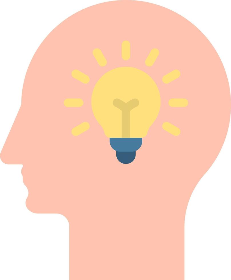 Visionary Flat Color Icon vector