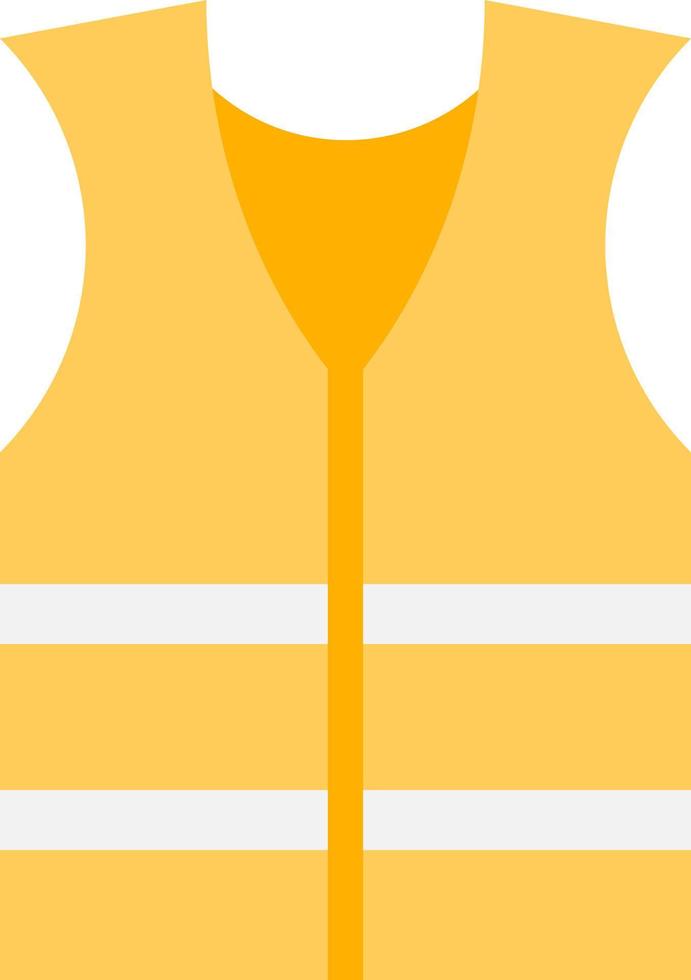 Vest Flat Color Icon vector