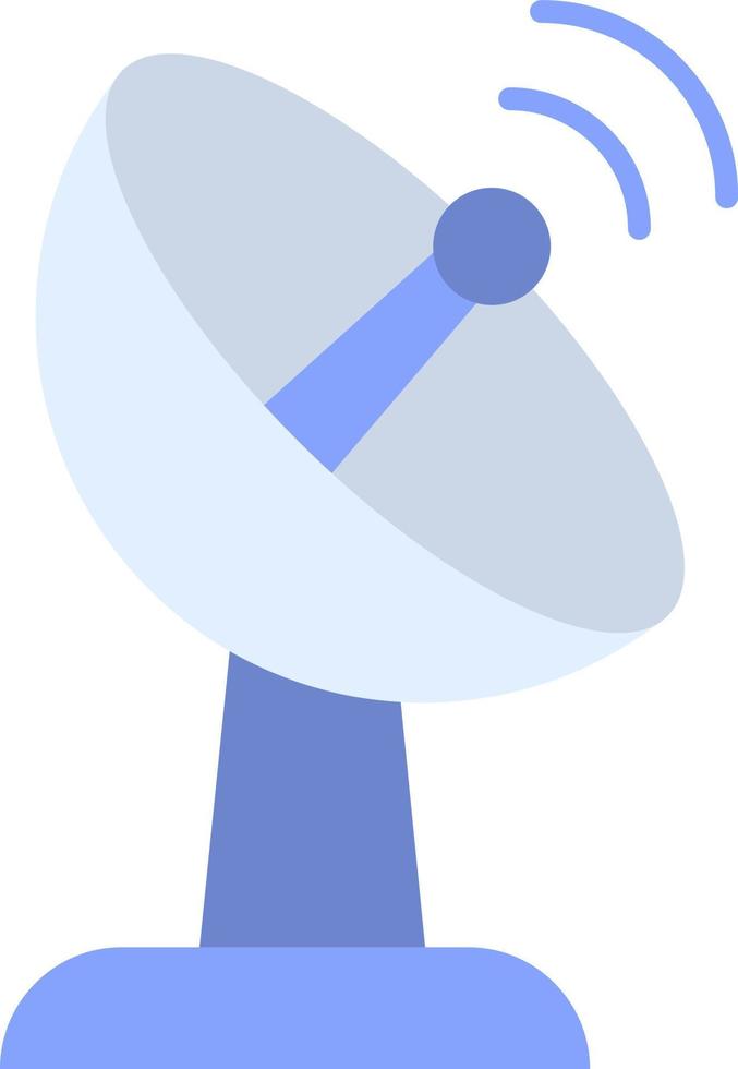 Satellite Flat Color Icon vector