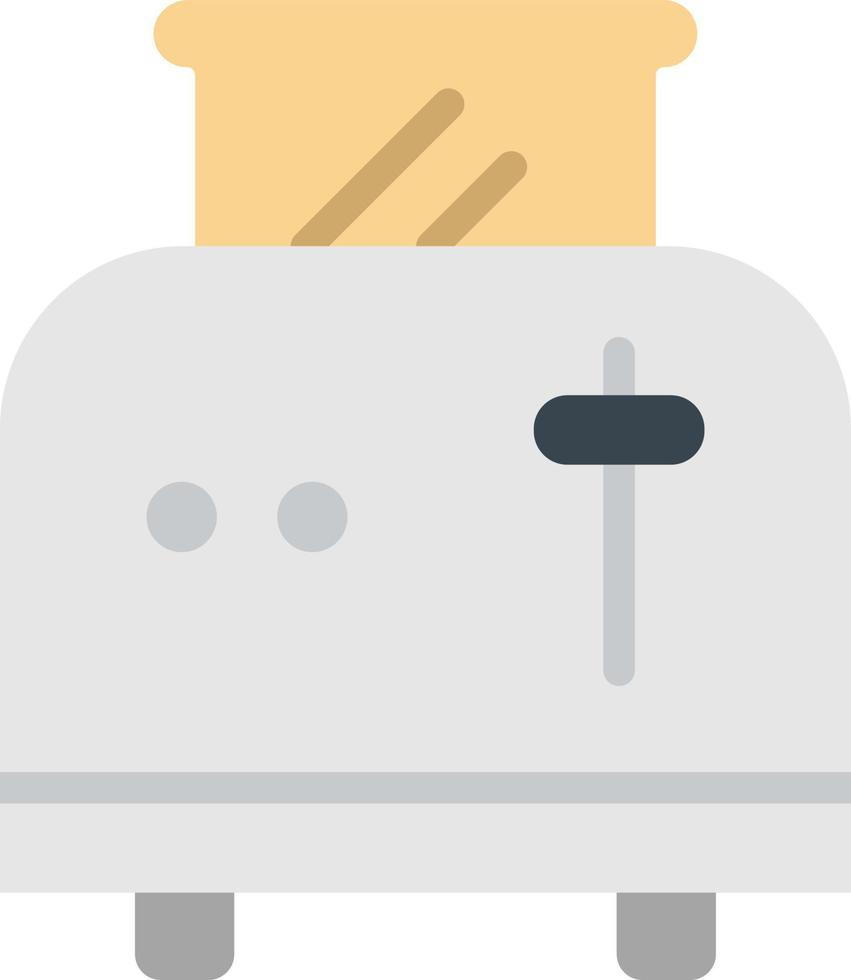 Toaster Flat Color Icon vector