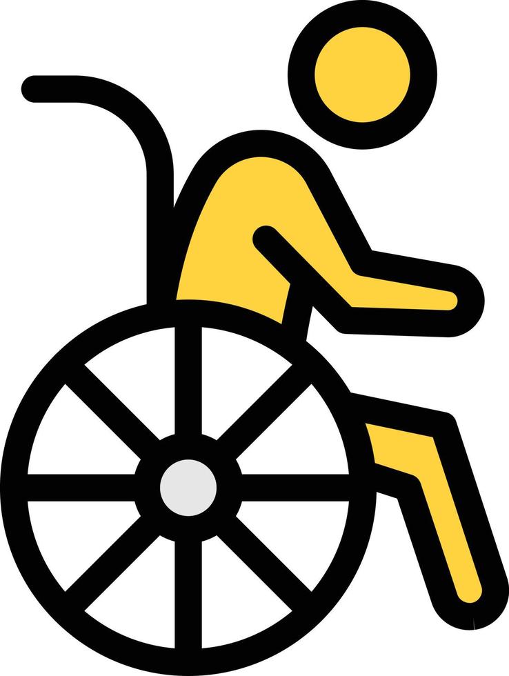 patient wheelchair vector illustration on a background.Premium quality symbols.vector icons for concept and graphic design.