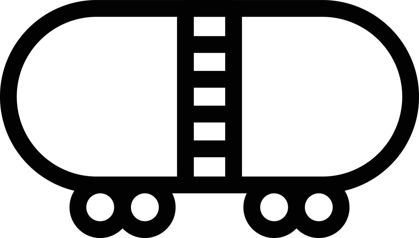 Ilustración de vector de contenedor ferroviario sobre un fondo. Símbolos de calidad premium. Iconos vectoriales para concepto y diseño gráfico.