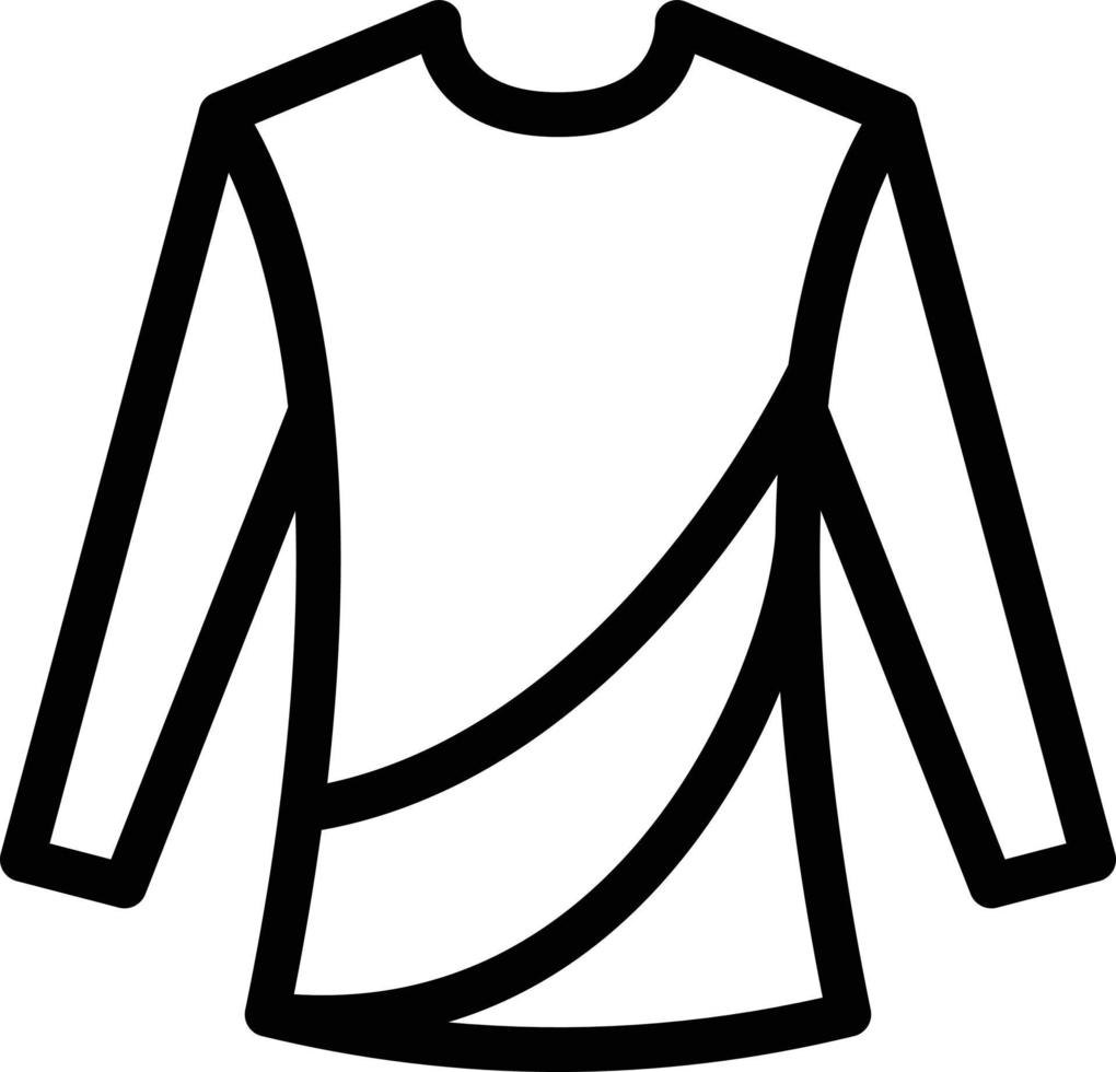 ilustración de vector de camisa en un fondo. símbolos de calidad premium. iconos vectoriales para concepto y diseño gráfico.