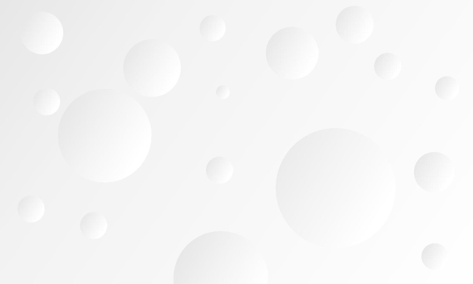 white abstract background with white color bubble pattern. suitable for website design, banner vector