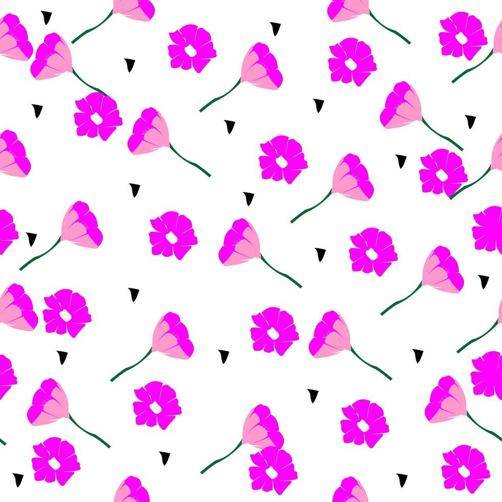 de patrones sin fisuras con adorno floral púrpura. fondo para el diseño de ropa vector